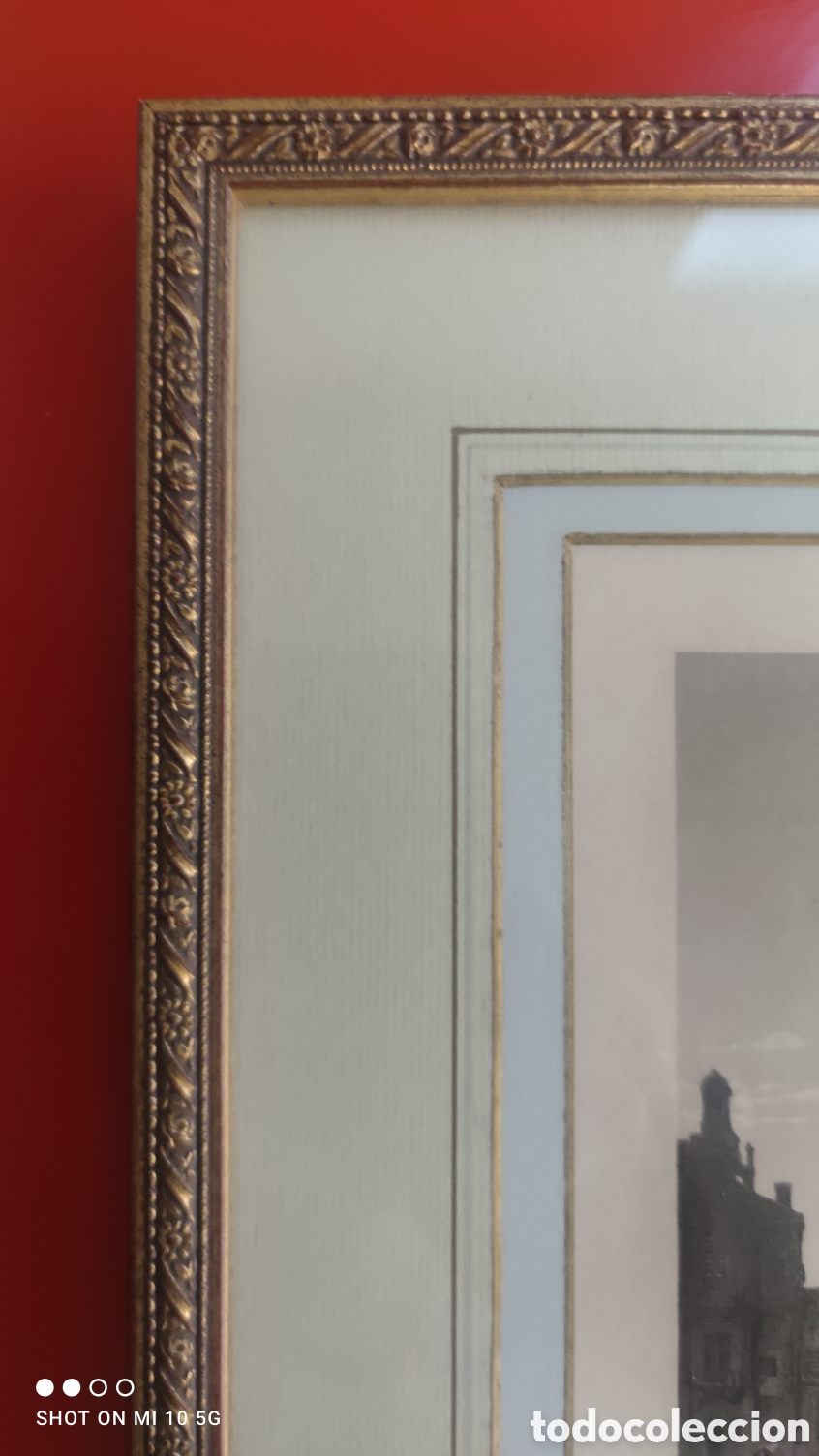 Arte: GRABADO DE LA CATEDRAL DE CAEN, DAVID ROBERTS - Foto 3
