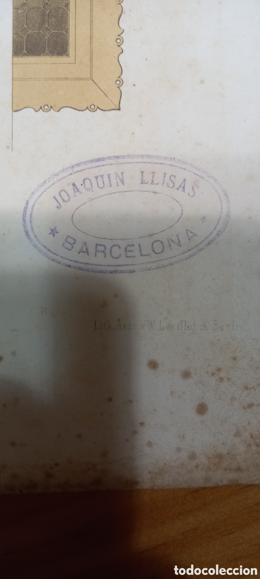 Arte: Conjunto 4 l&aacute;minas alemanas 1900 - Foto 6