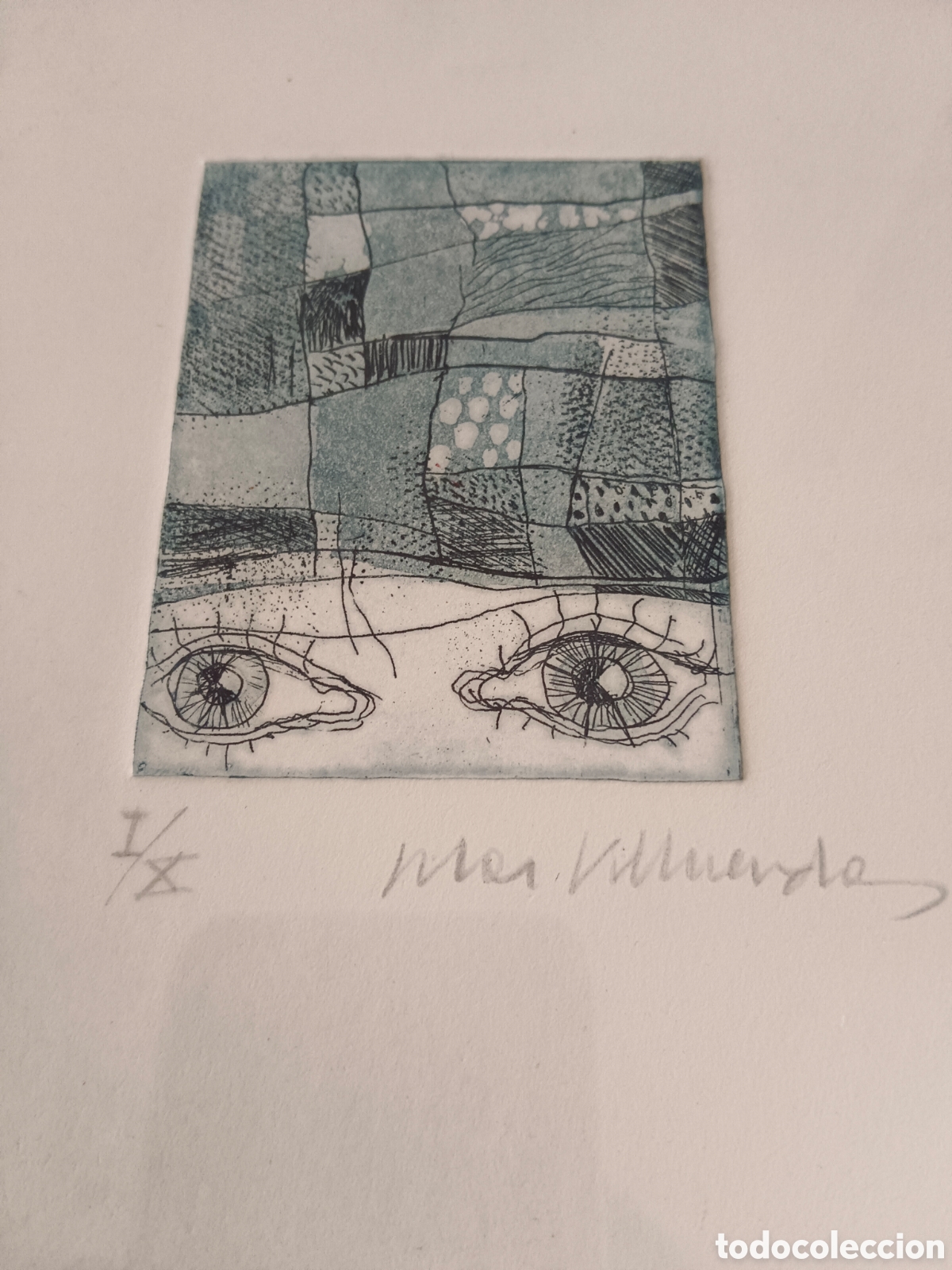 Arte: Pilar Villuendas, aguafuerte l/X