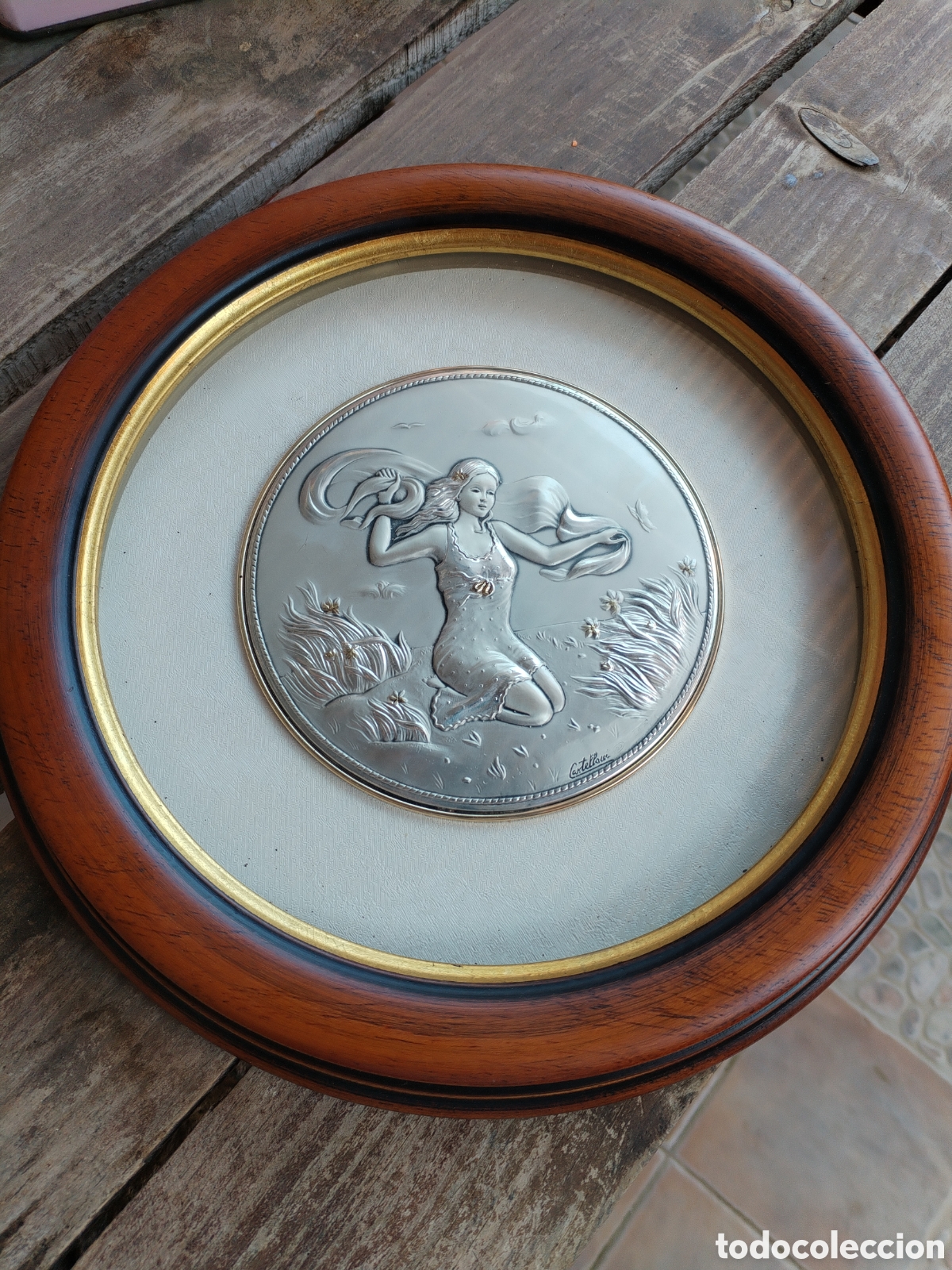 Arte: Bajorrelieve en plata de Castellani - Foto 1