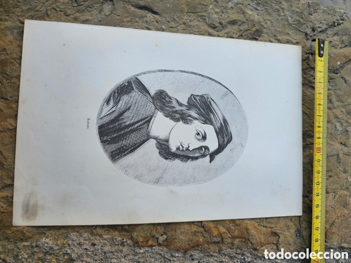 Arte: Grabado del s.XIX de Rafael. - Foto 2