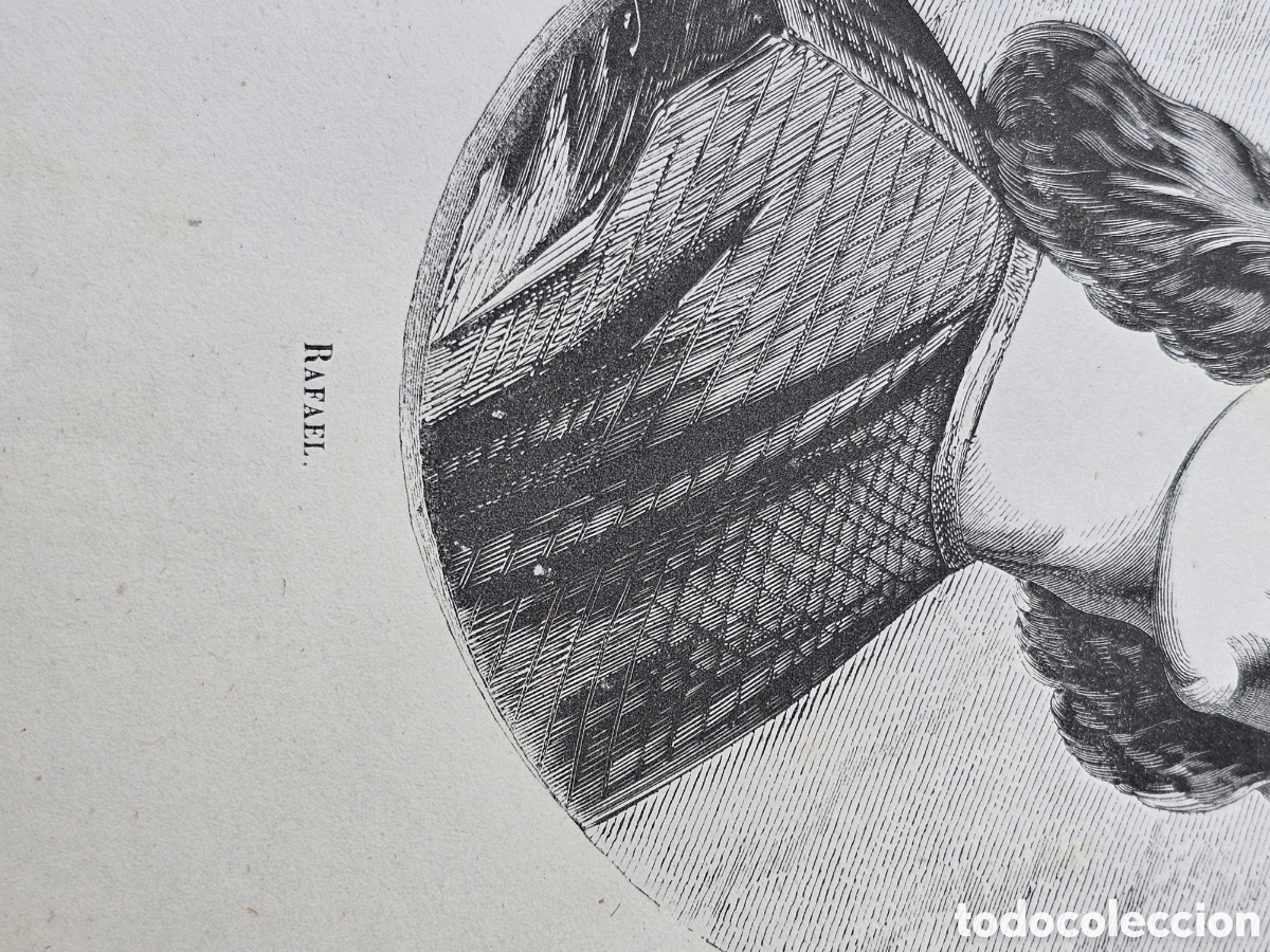 Arte: Grabado del s.XIX de Rafael. - Foto 4