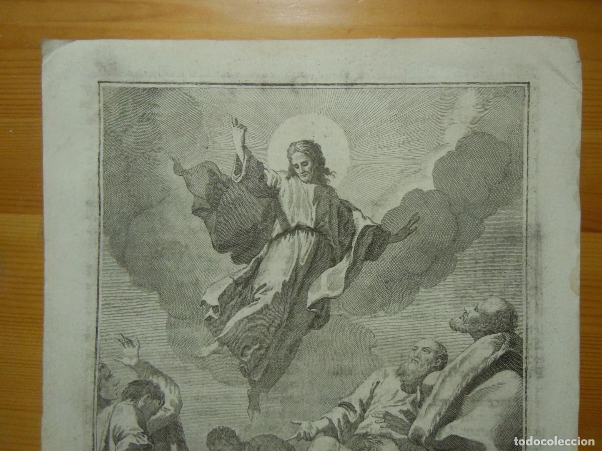 Arte: GRABADO LA ASCENSI&Oacute;N DEL SE&Ntilde;OR (S. XVIII) - Foto 3
