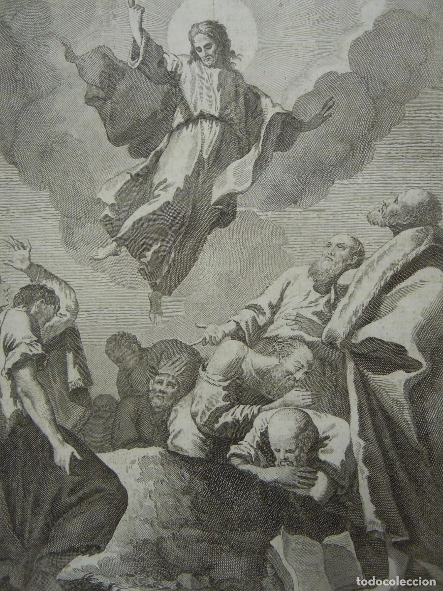 Arte: GRABADO LA ASCENSION DEL SE&Ntilde;OR (S. XVIII) - Foto 2