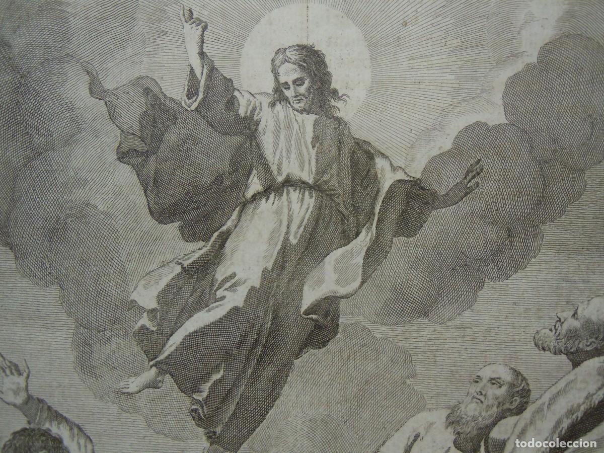 Arte: GRABADO LA ASCENSION DEL SE&Ntilde;OR (S. XVIII) - Foto 3