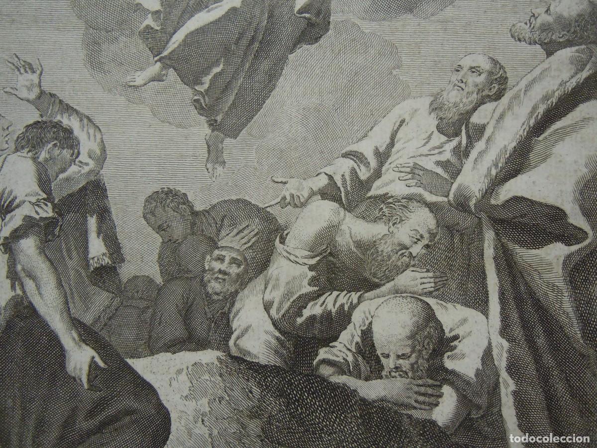 Arte: GRABADO LA ASCENSION DEL SE&Ntilde;OR (S. XVIII) - Foto 4