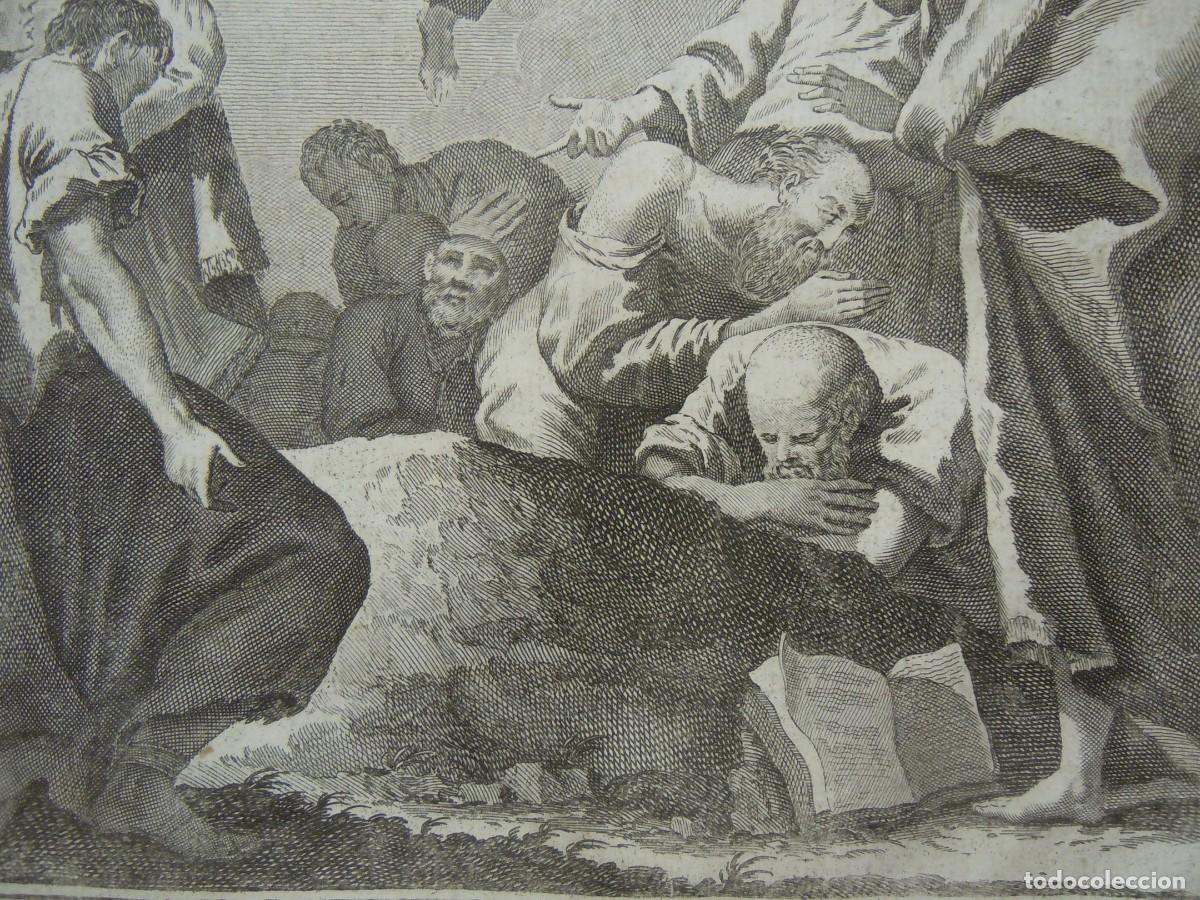 Arte: GRABADO LA ASCENSION DEL SE&Ntilde;OR (S. XVIII) - Foto 5