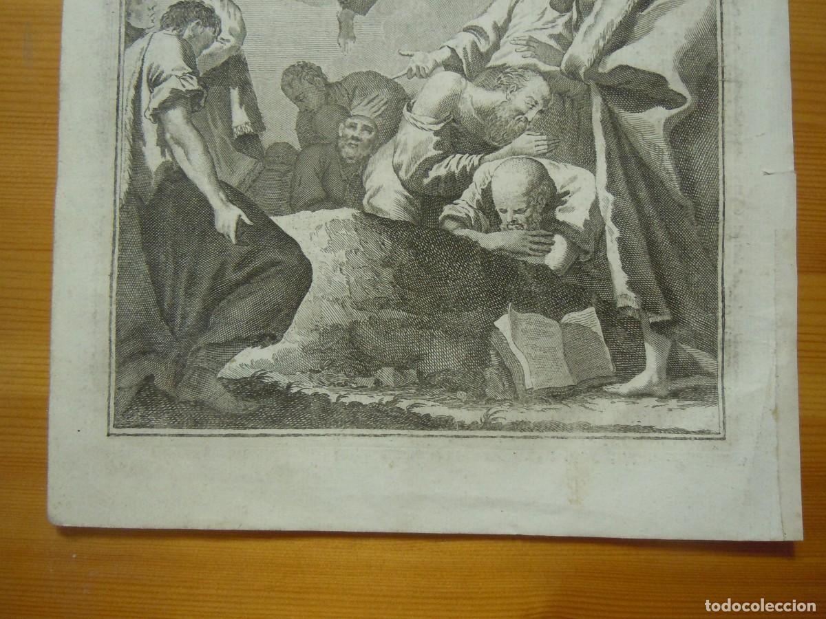 Arte: GRABADO LA ASCENSION DEL SE&Ntilde;OR (S. XVIII) - Foto 6