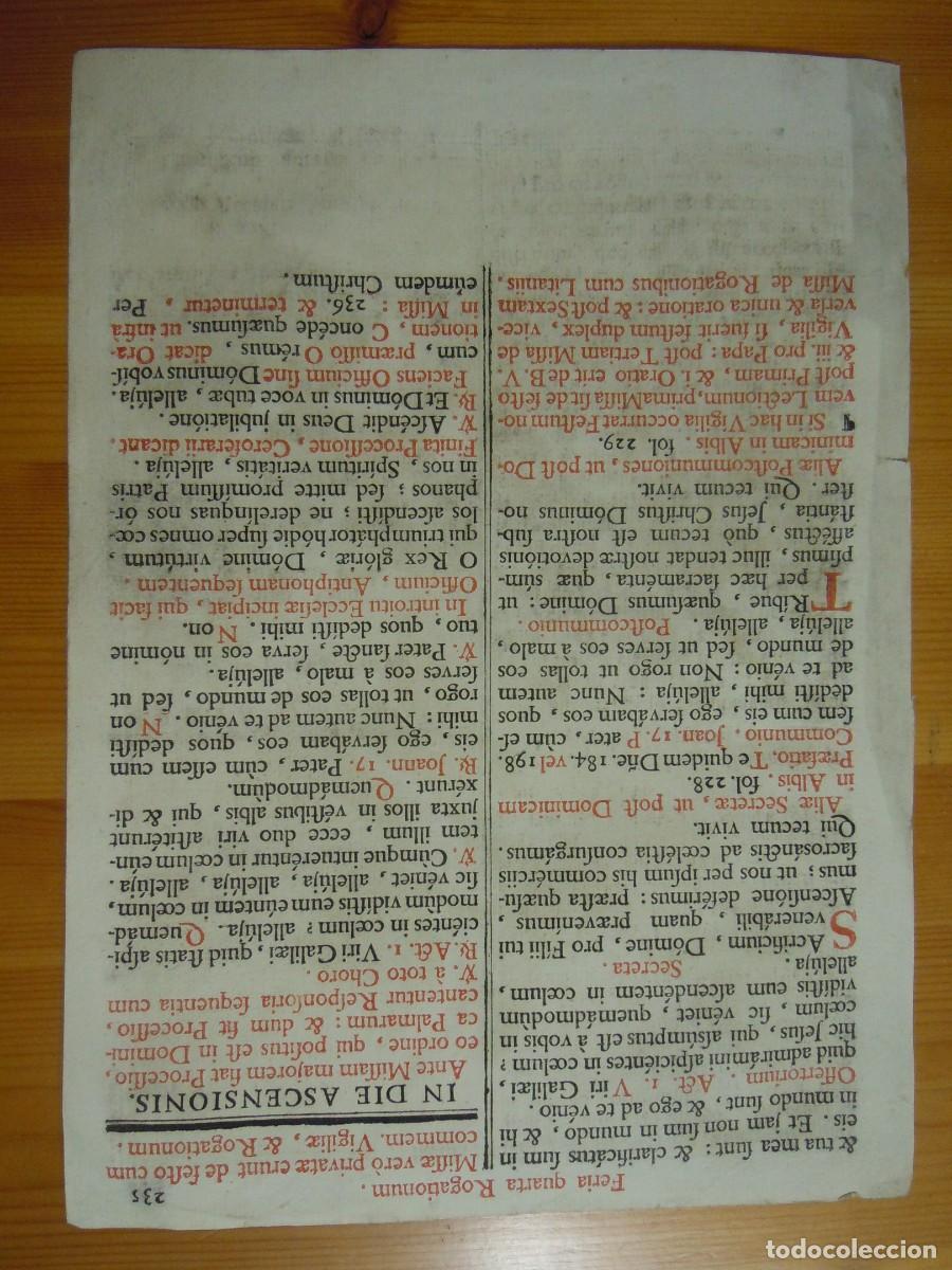 Arte: GRABADO LA ASCENSION DEL SE&Ntilde;OR (S. XVIII) - Foto 9