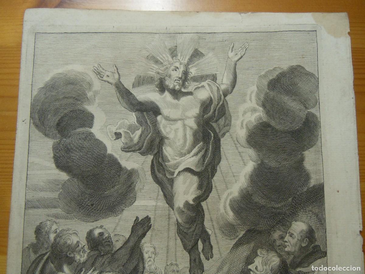 Arte: GRABADO LA ASCENSI&Oacute;N DEL SE&Ntilde;OR (S. XVIII) - Foto 3