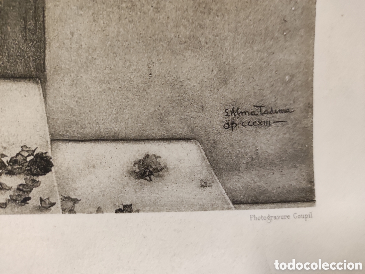 Arte: Grabado l.alma Tadema - Foto 3