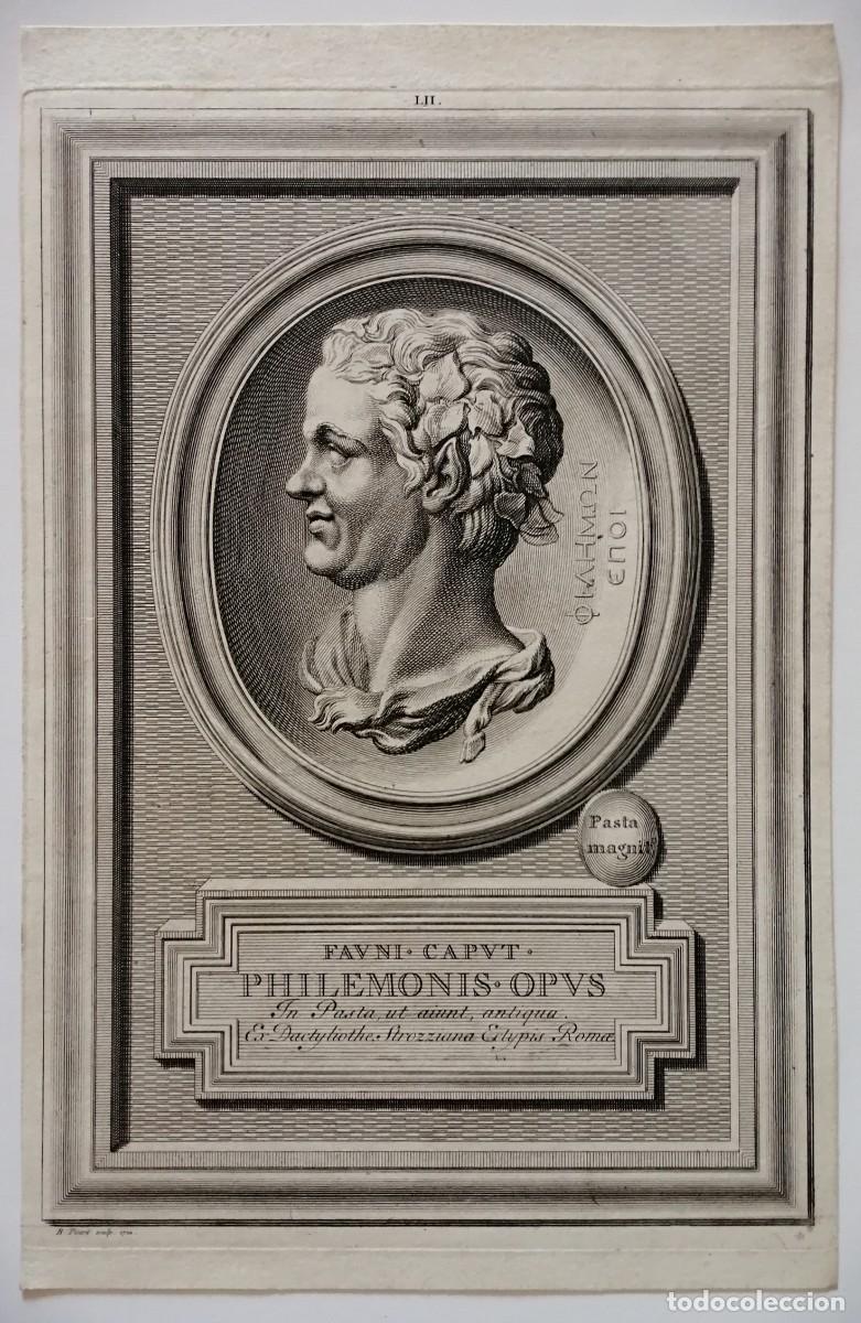 Arte: Grabado de Bernard Picart. 1723 , Philemonis Opus - Foto 1