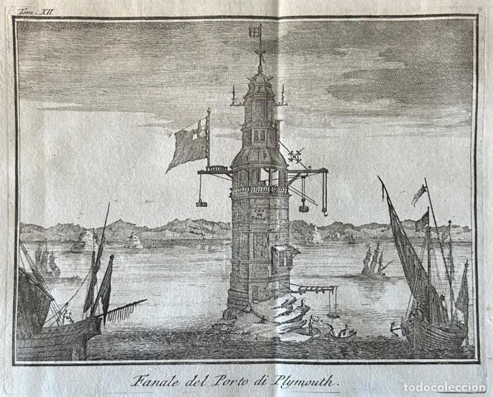 Arte: FARO EDDYSTONE, REINO UNIDO,1754 THOMAS SALM&Oacute;N - Foto 1