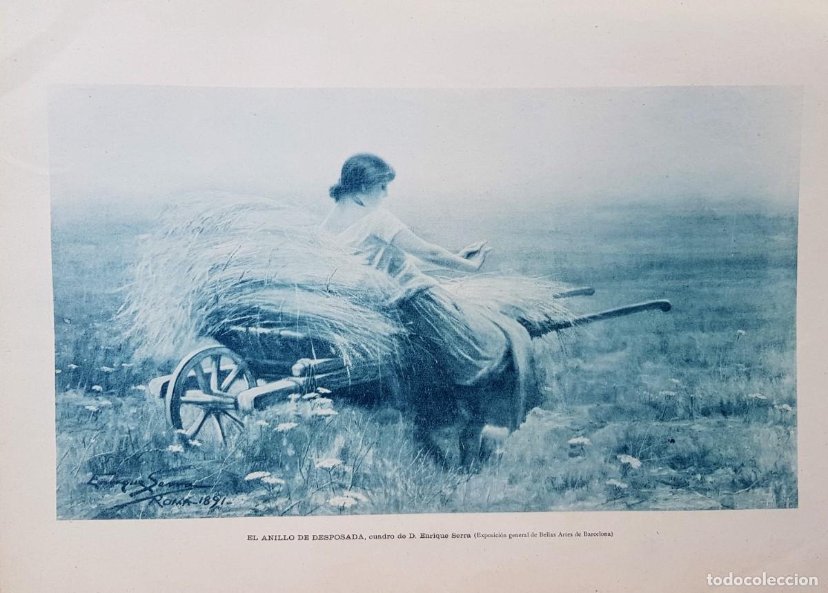 Art: Antiguos Grabados - Old Gravure : EL ANILLO DE DESPOSADA (1891)