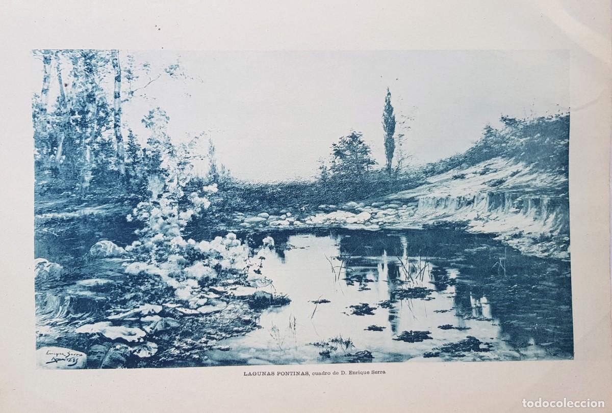 Art: Antiguos Grabados - Old Gravure : LAGUNAS PONTINAS (1891)