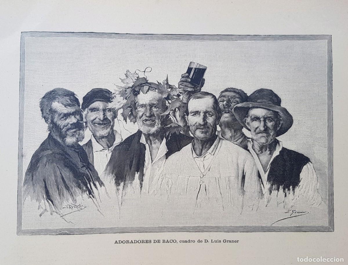 Art: Antiguos Grabados - Old Gravure : ADORADORES DE BACO (1891)