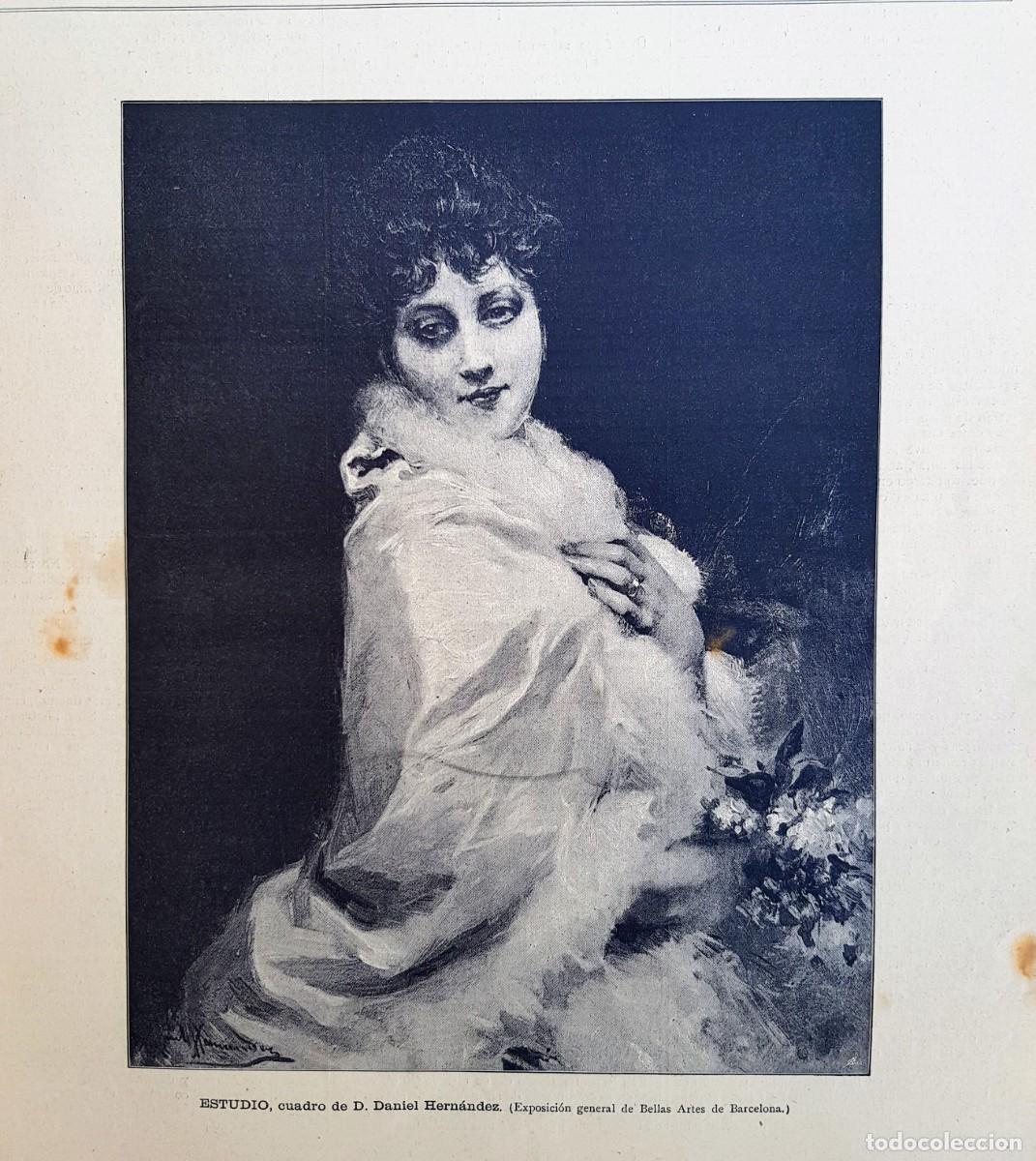Arte: Antiguos Grabados - Old Gravure : ESTUDIO (1891)