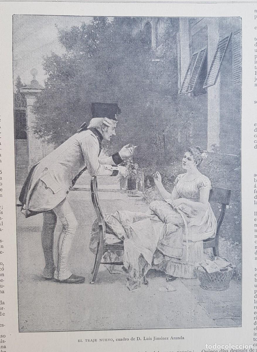 Arte: Antiguos Grabados - Old Gravure : EL TRAJE NUEVO (1891)