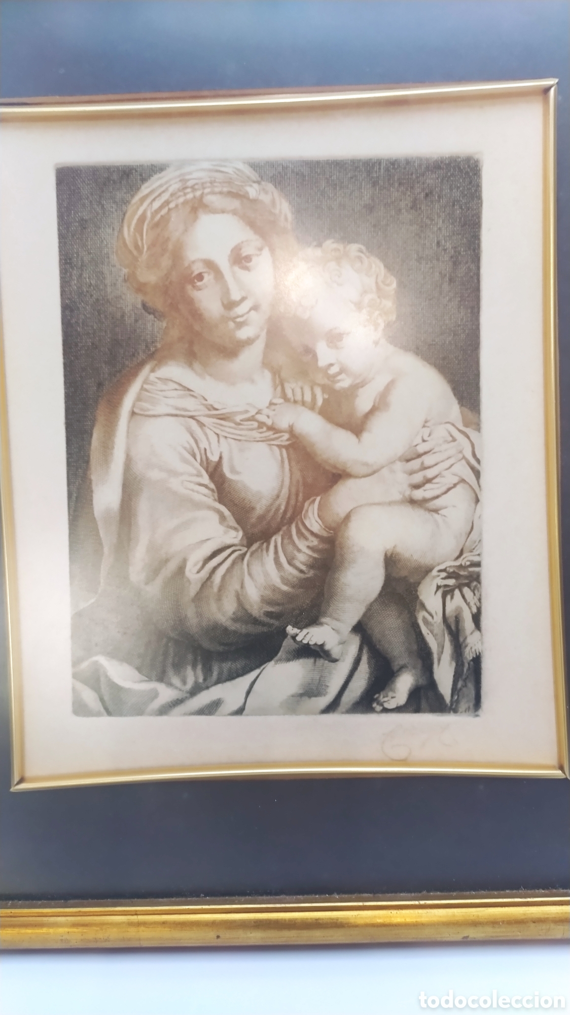 Arte: Cuadro Castro gil Virgen y el ni&ntilde;o - Foto 2