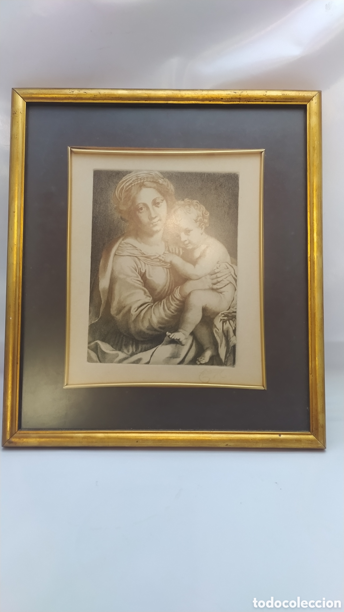 Arte: Cuadro Castro gil Virgen y el ni&ntilde;o - Foto 1