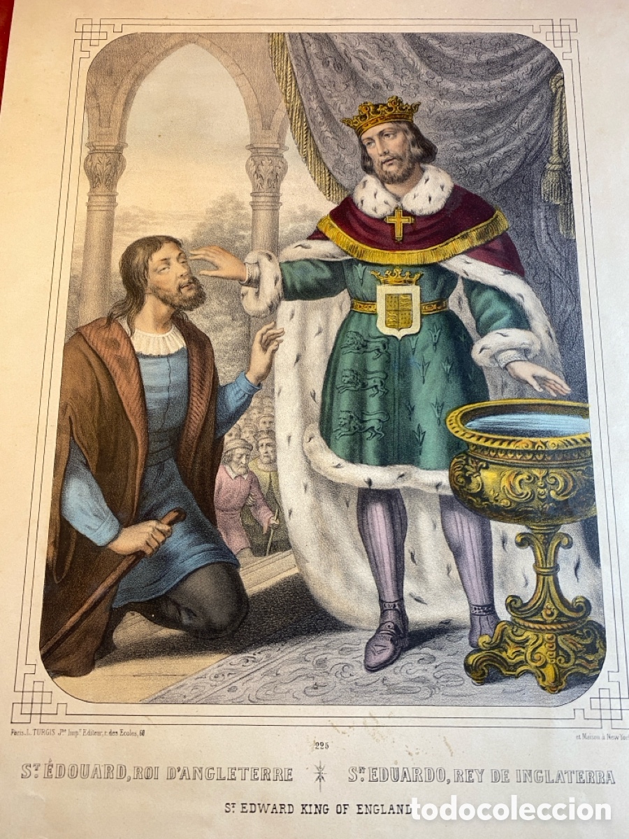 Arte: SAN EDUARDO, REY DE INGLATERRA - Foto 2
