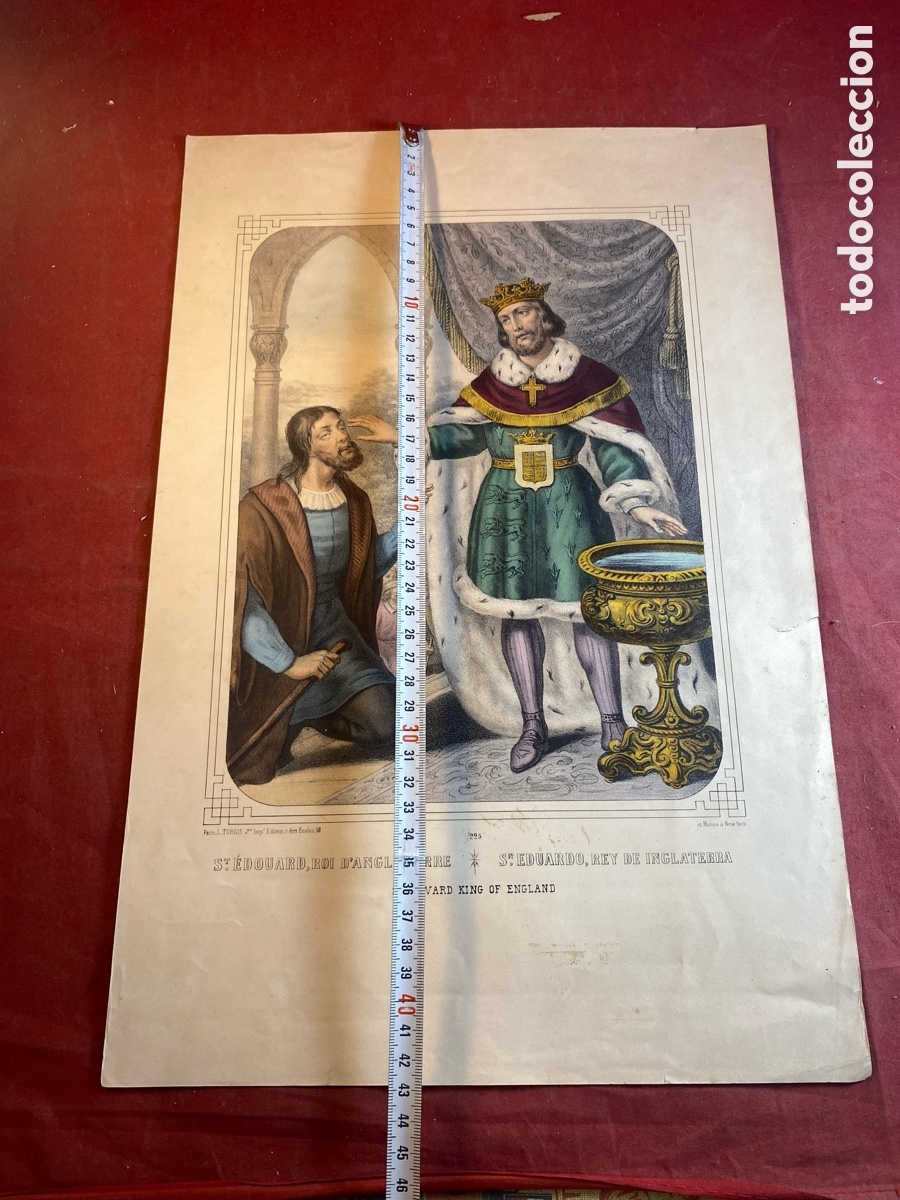 Arte: SAN EDUARDO, REY DE INGLATERRA - Foto 5