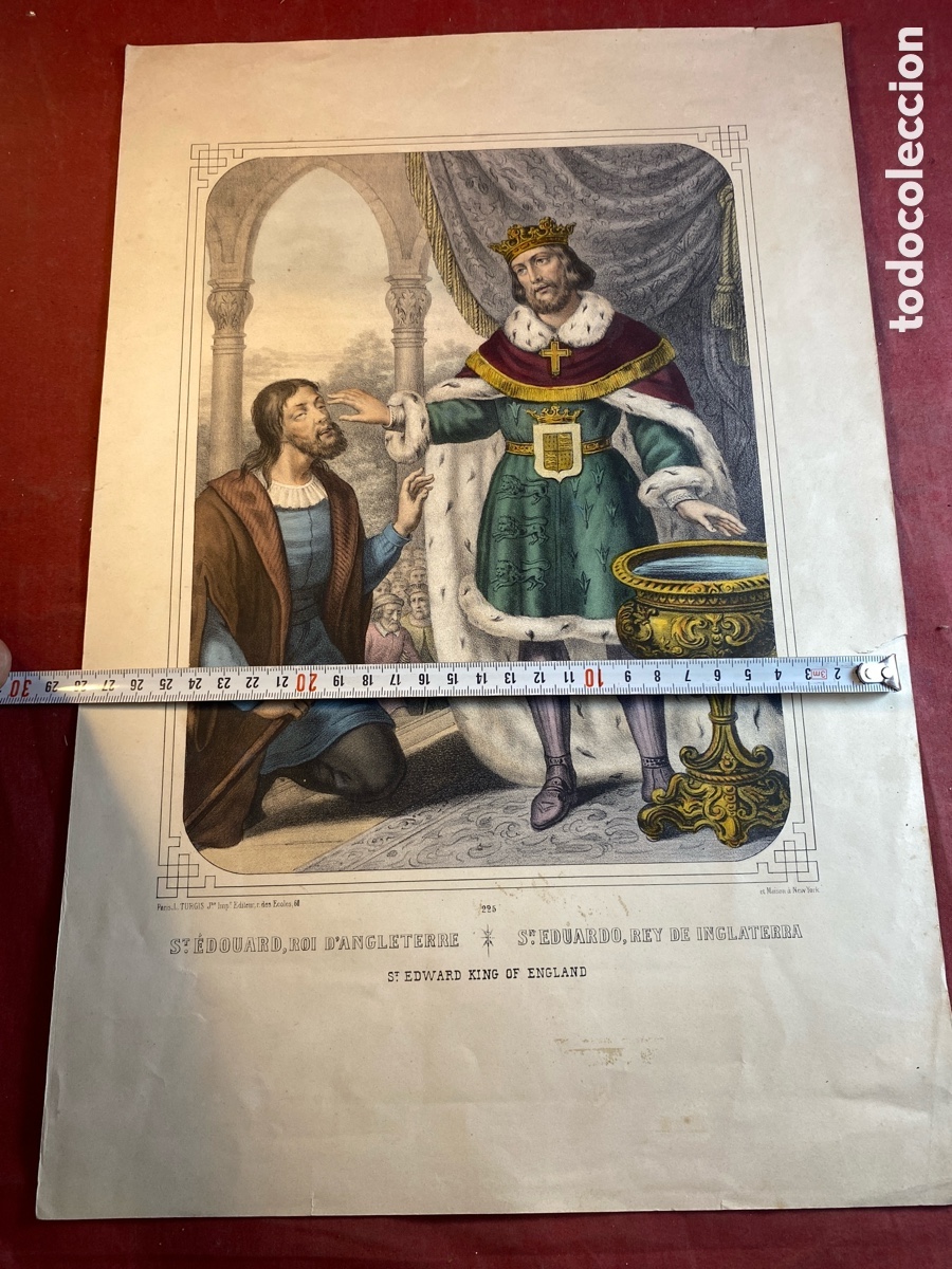 Arte: SAN EDUARDO, REY DE INGLATERRA - Foto 6