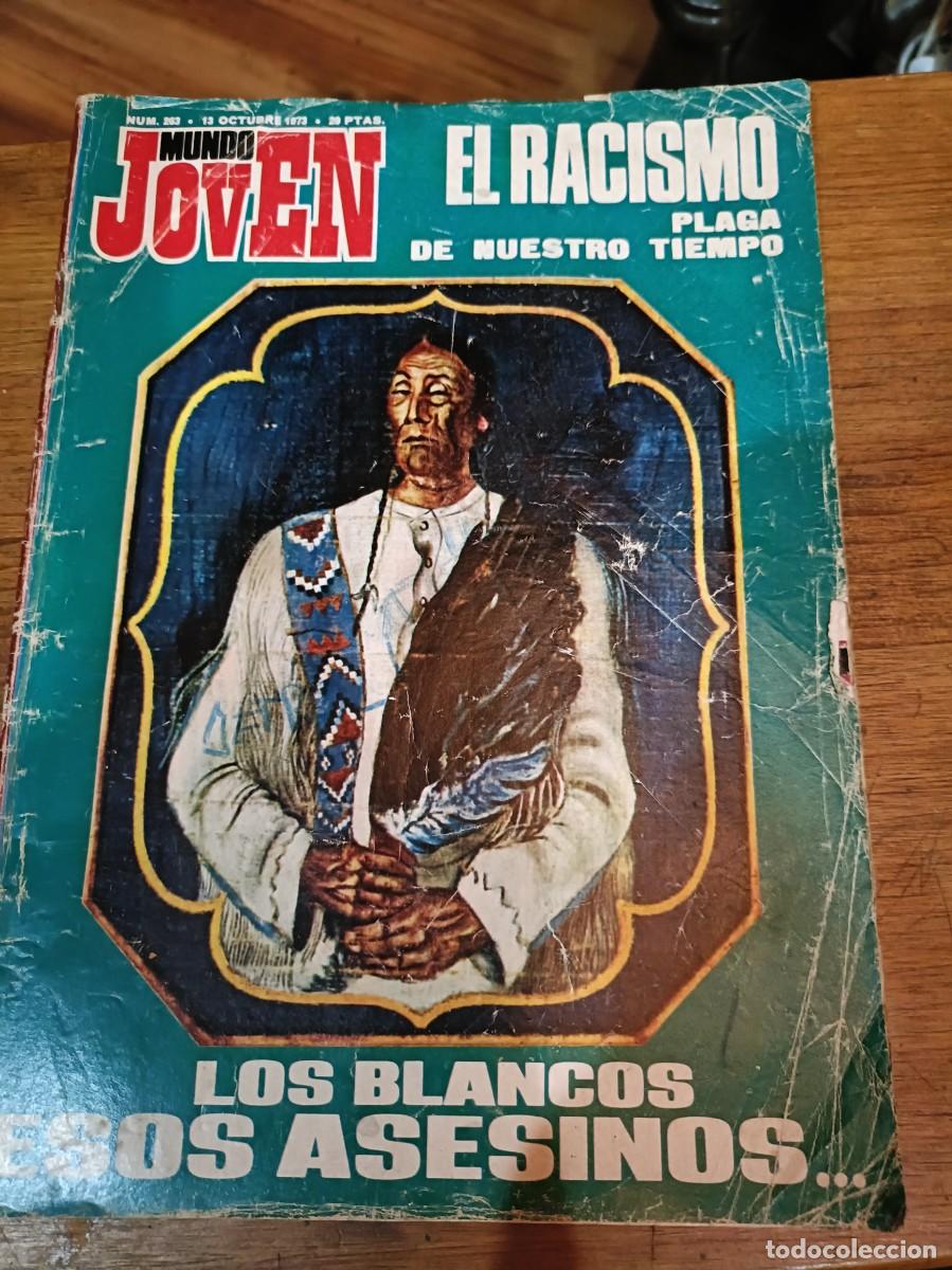 Arte: REVISTA FANZINE EL RACISMO MUNDO JOVEN A&Ntilde;O 1973
