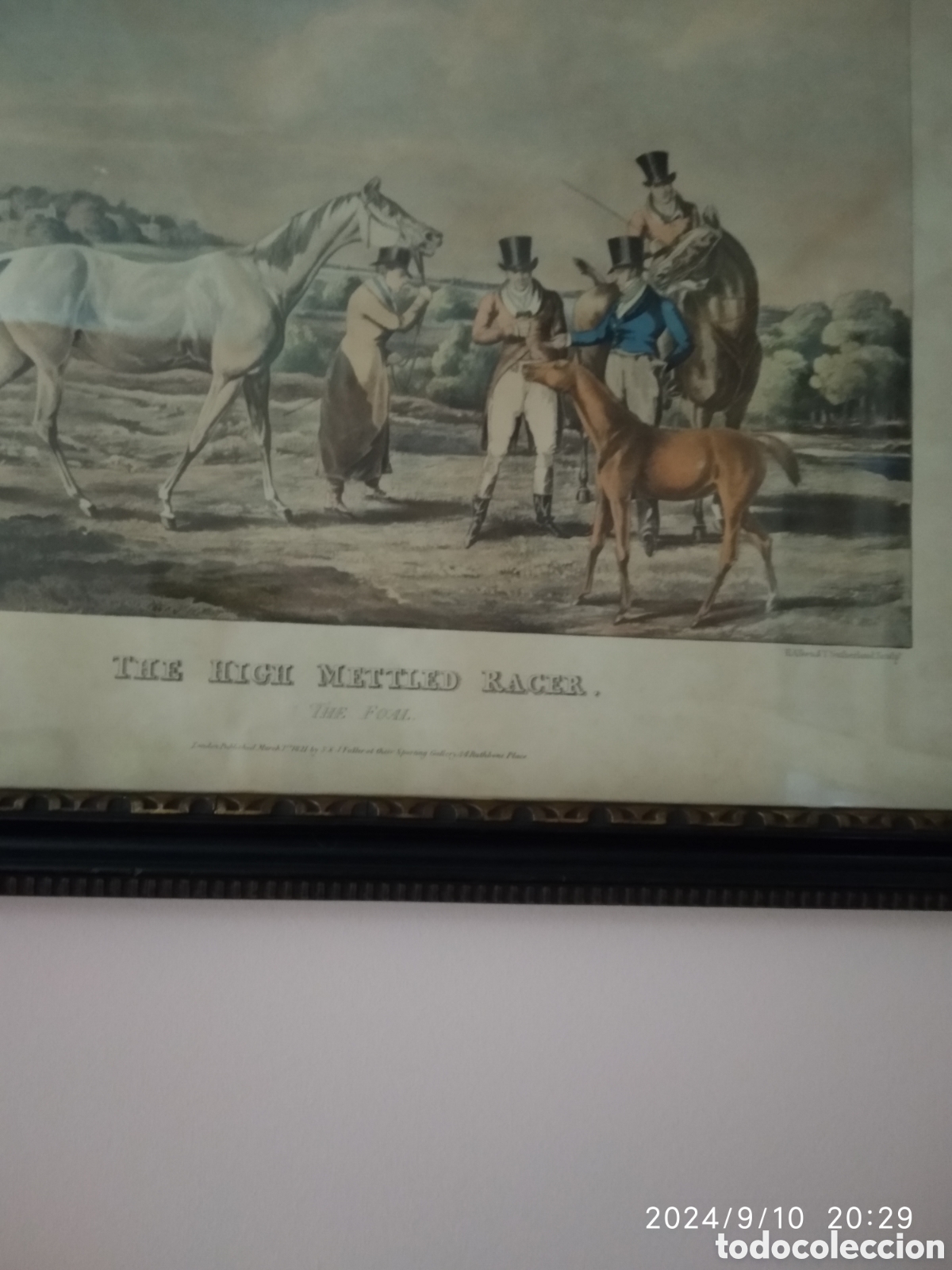 Arte: Grabado antiguo ingles - Foto 2
