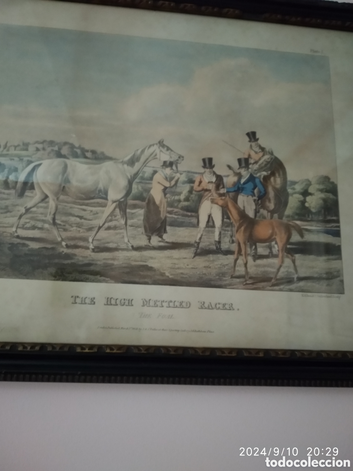 Arte: Grabado antiguo ingles - Foto 4