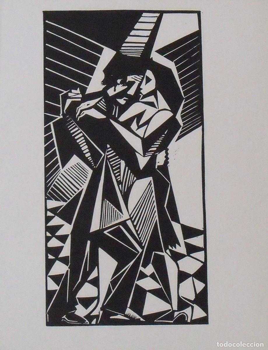 Arte: Lin&oacute;leo &rdquo;Tango&rdquo;. Sin firmar ni numerar. Prueba de artista. 32x25 cm.