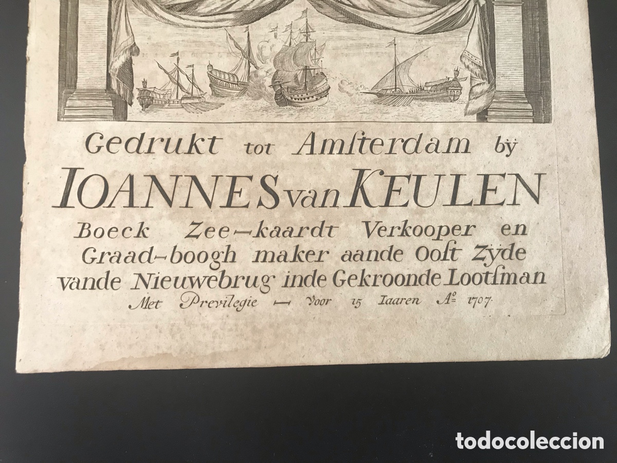 Arte: Atlas mar&iacute;timo Van Keulen 1707 - Foto 2