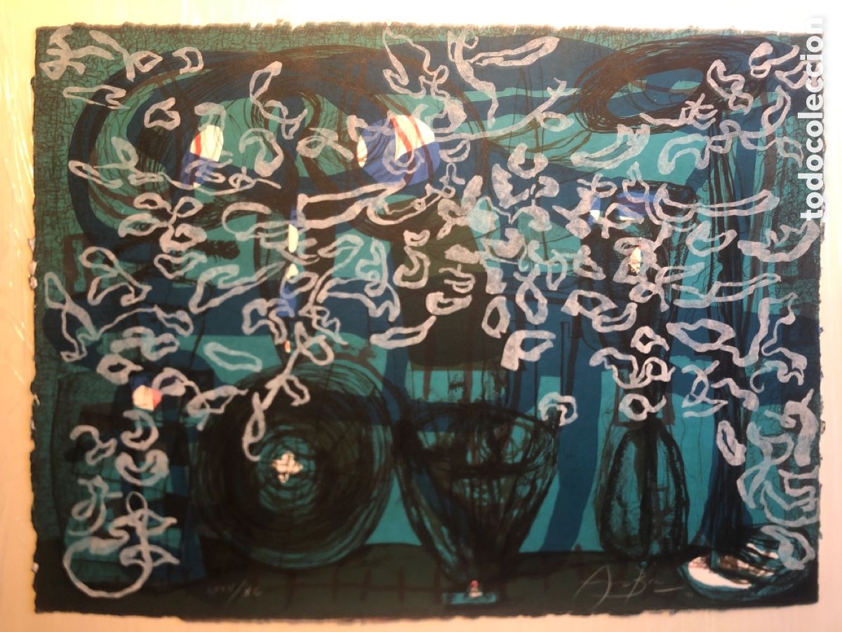 Art: Grabado Arranz Bravo - s/t Firmado y numerado en n&uacute;meros romanos - 1991