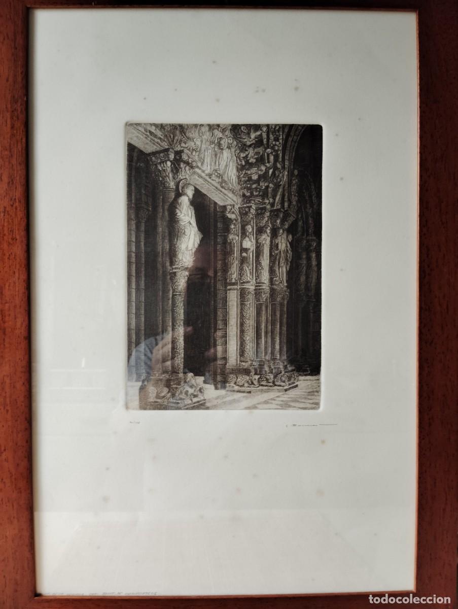 Arte: Grabado del P&oacute;rtico de la Gloria - Foto 1