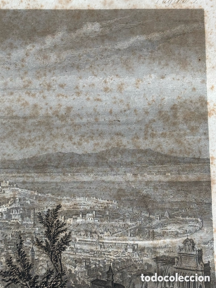 Arte: Grabado vista de roma A.Rouargue - Foto 18