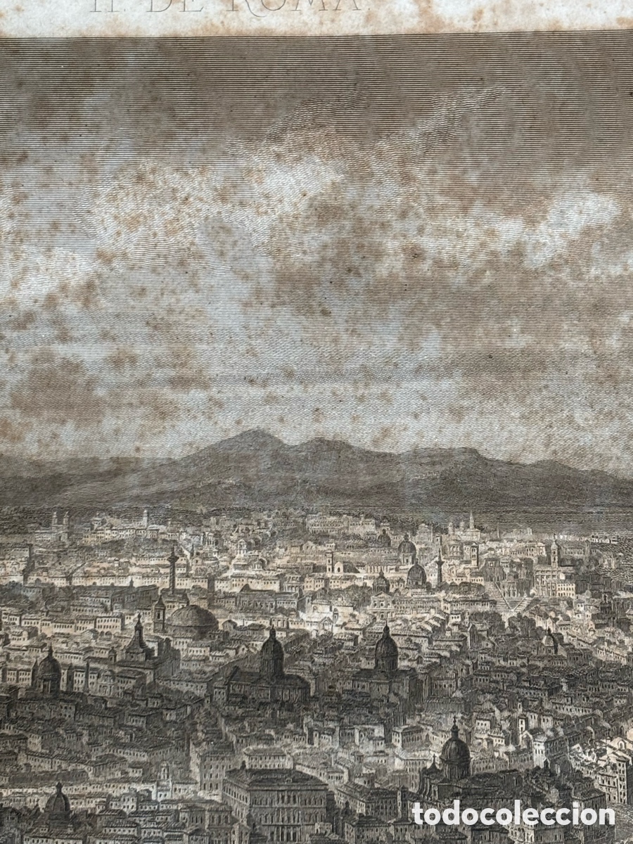 Arte: Grabado vista de roma A.Rouargue - Foto 27