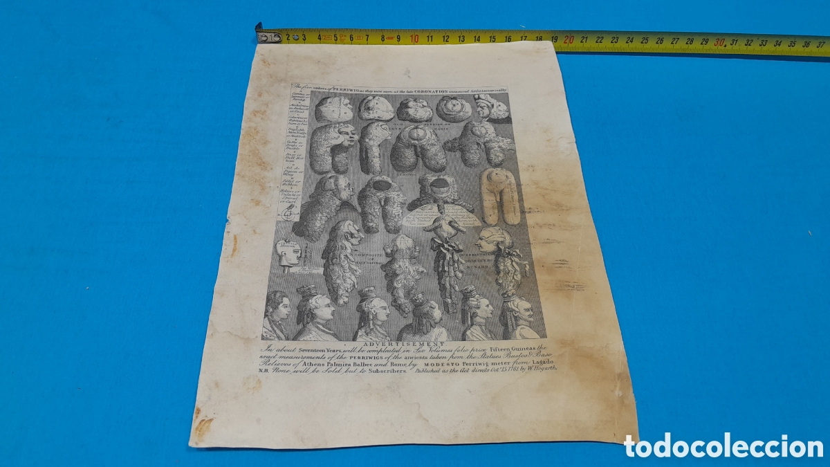 Arte: GRABADO SIGLO XIX - ADVERTISEMENT - Foto 2