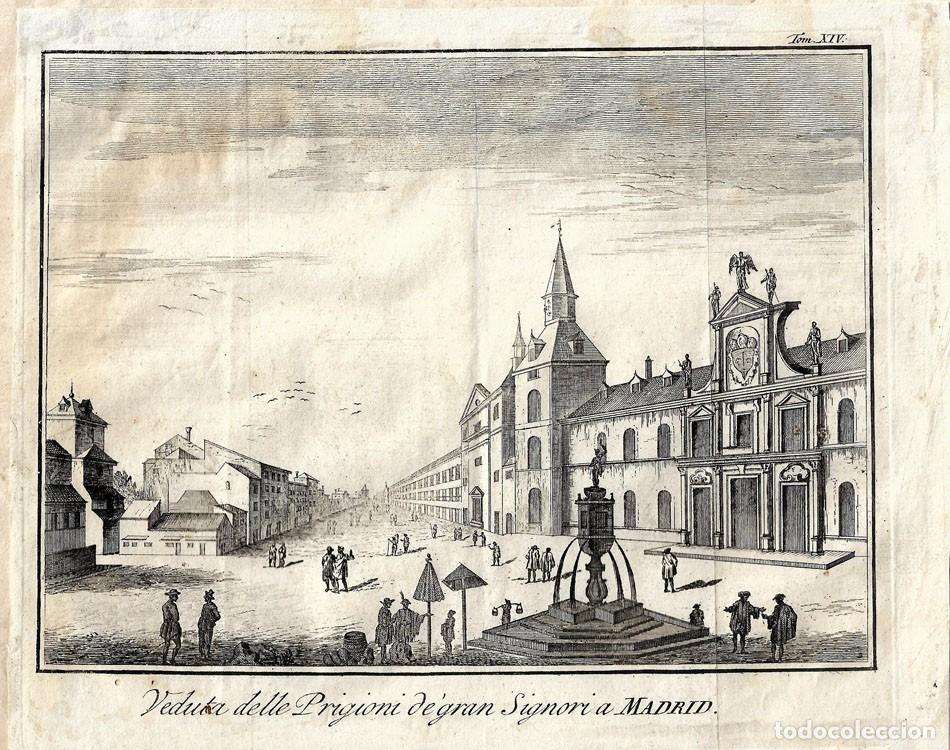 Arte: Vista de Madrid del siglo XVIII - Foto 1