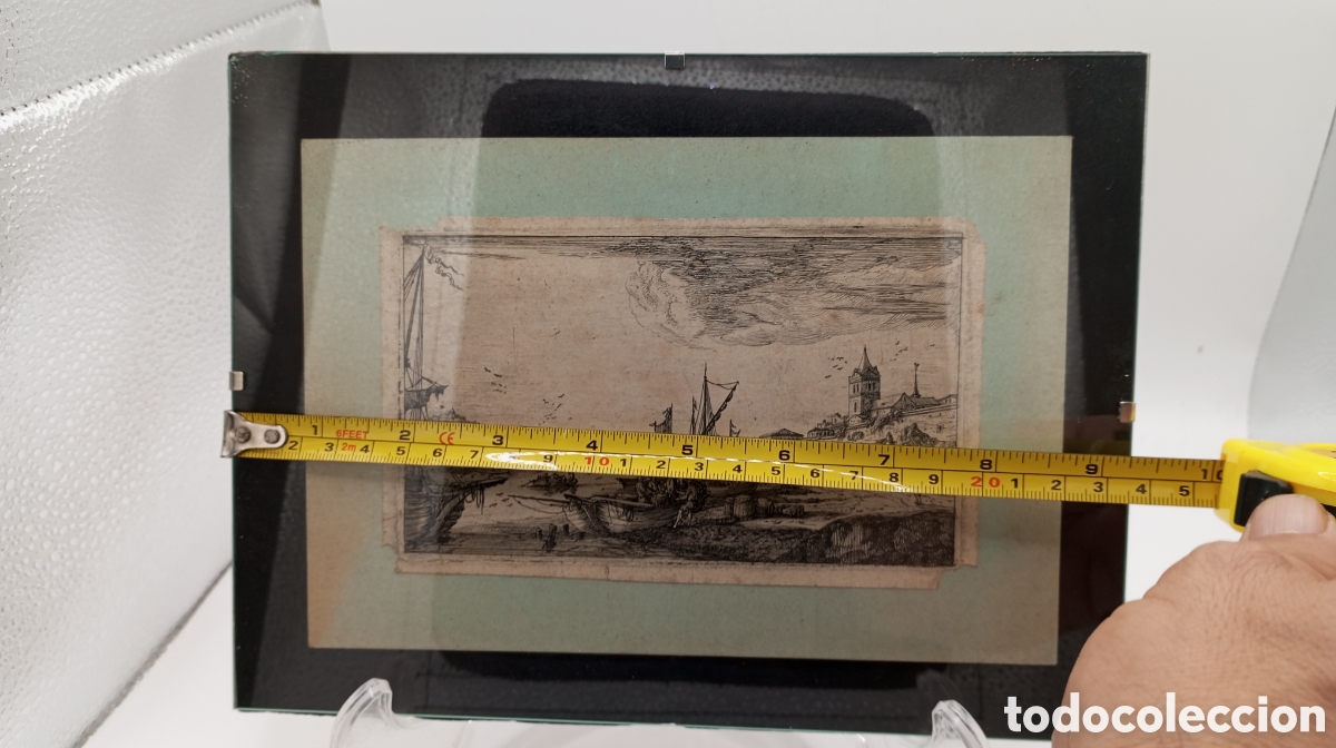 Arte: Antiguo grabado tem&aacute;tica marina - Foto 4