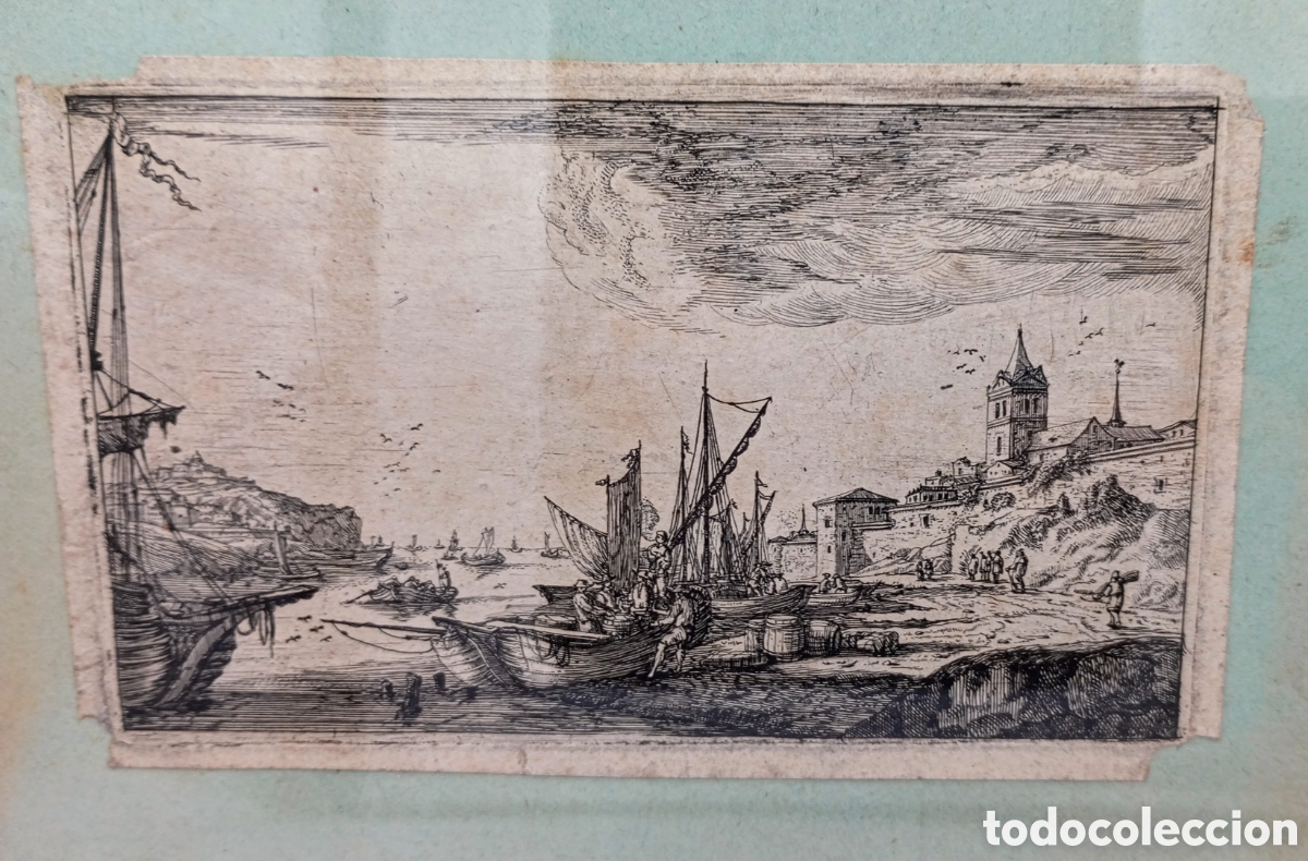 Arte: Antiguo grabado tem&aacute;tica marina - Foto 3