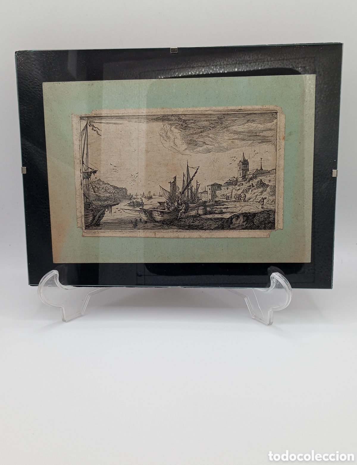 Arte: Antiguo grabado tem&aacute;tica marina - Foto 1