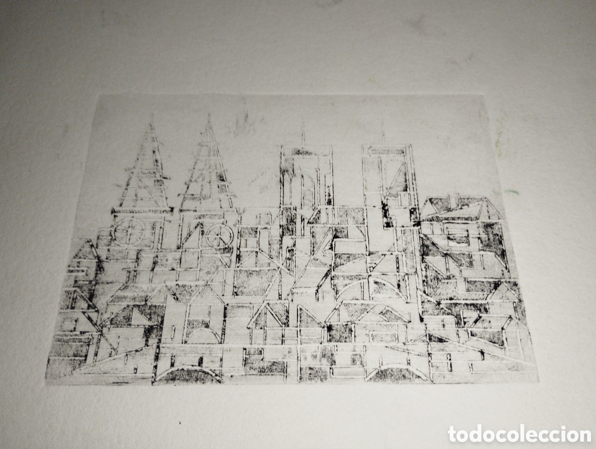 Arte: Antiguo grabado para clasificar - Foto 2