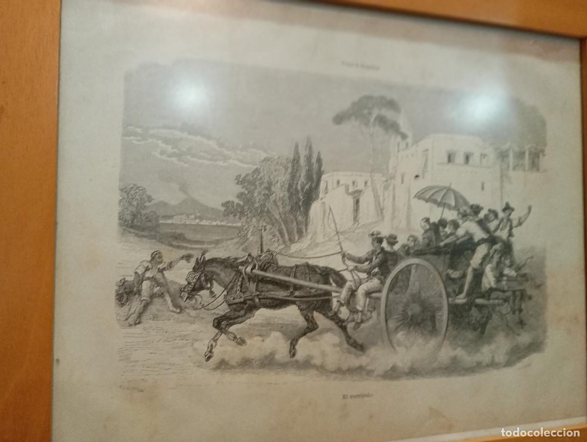Arte: cuadro con grabado antiguo - Foto 2