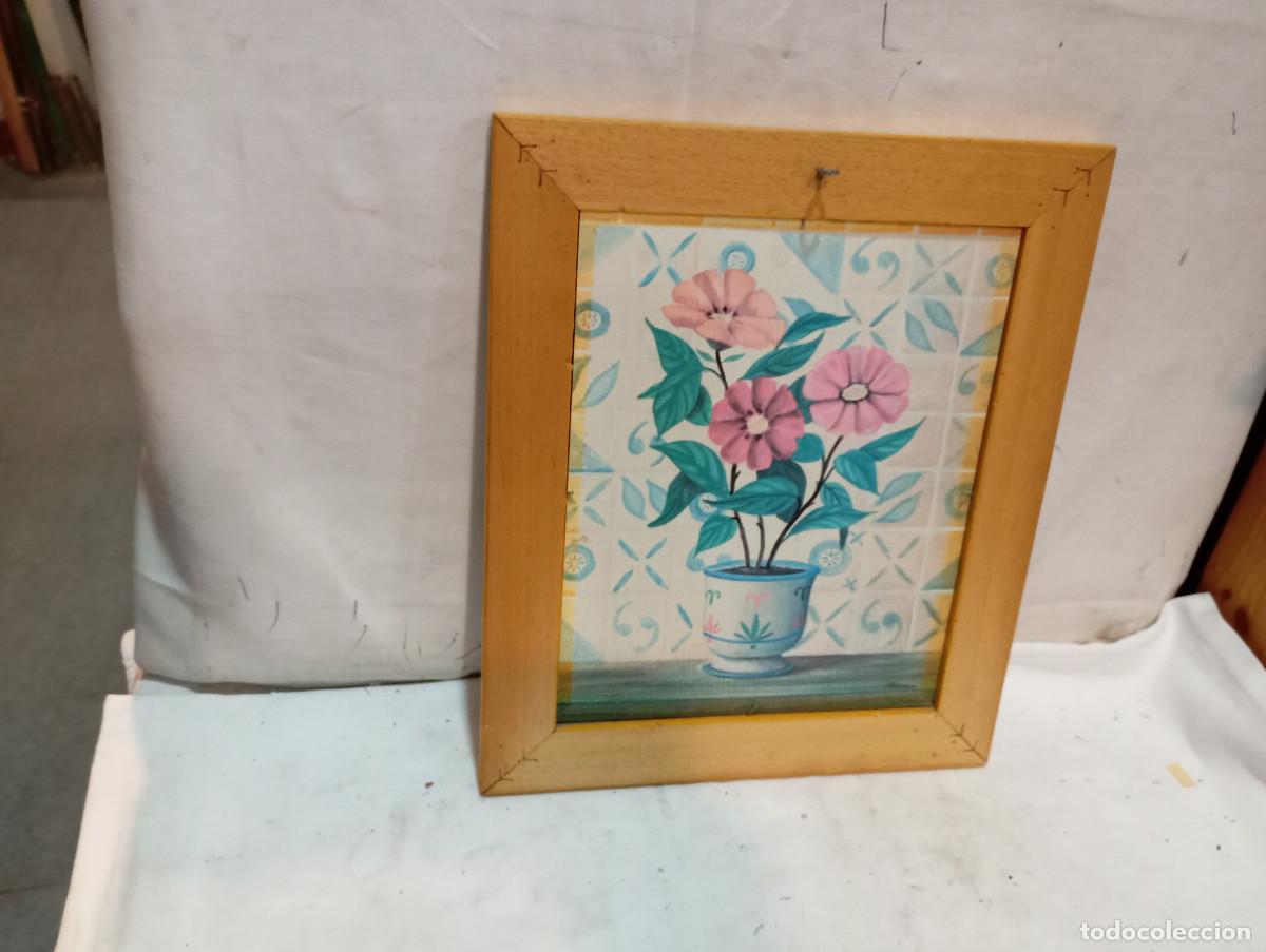 Arte: cuadro con grabado antiguo y marco - Foto 4