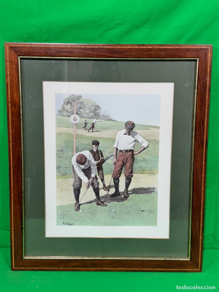 Arte: -CONJUNTO DE 4 GRABADOS GOLF - Foto 2