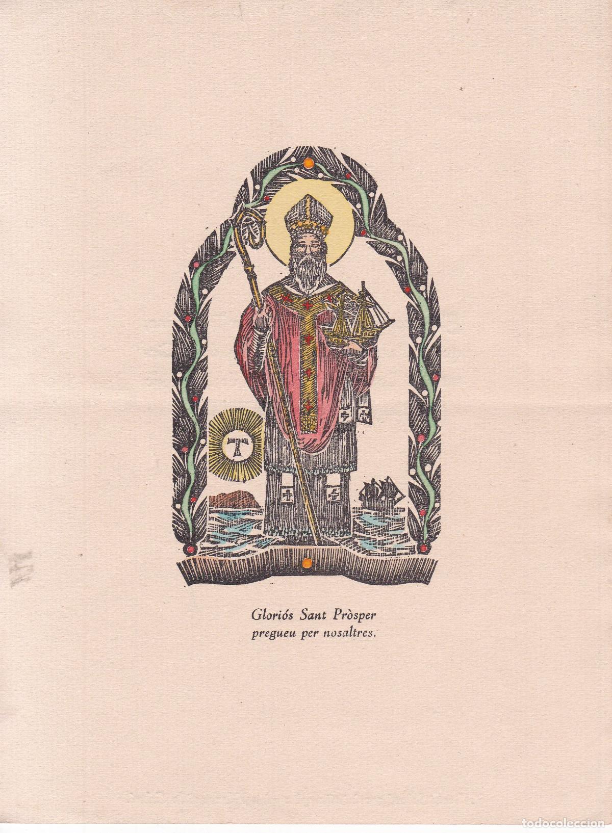 Art: GRAVAT D'EN R.VIVES I SABATER &ndash; GLORIOS SANT PR&Ograve;SPER &ndash; 1959