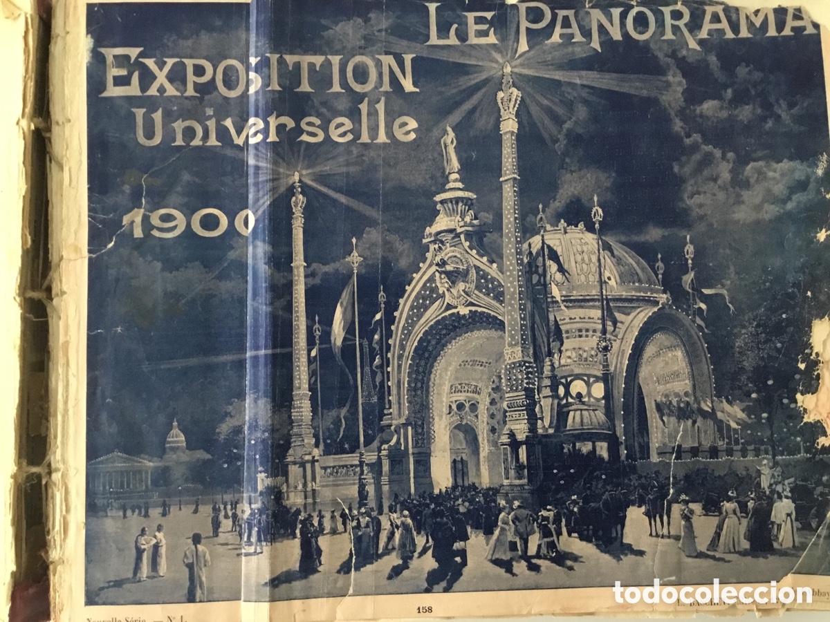 Kunst: Exposici&oacute;n Universal de Par&iacute;s 1900. Alb&uacute;n de grabados fotogr&aacute;ficos de la exposici&oacute;n. Ver nota