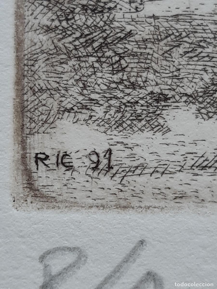 Arte: Grabado Monasterio Sta. Mar&iacute;a de la R&aacute;bida - Foto 6