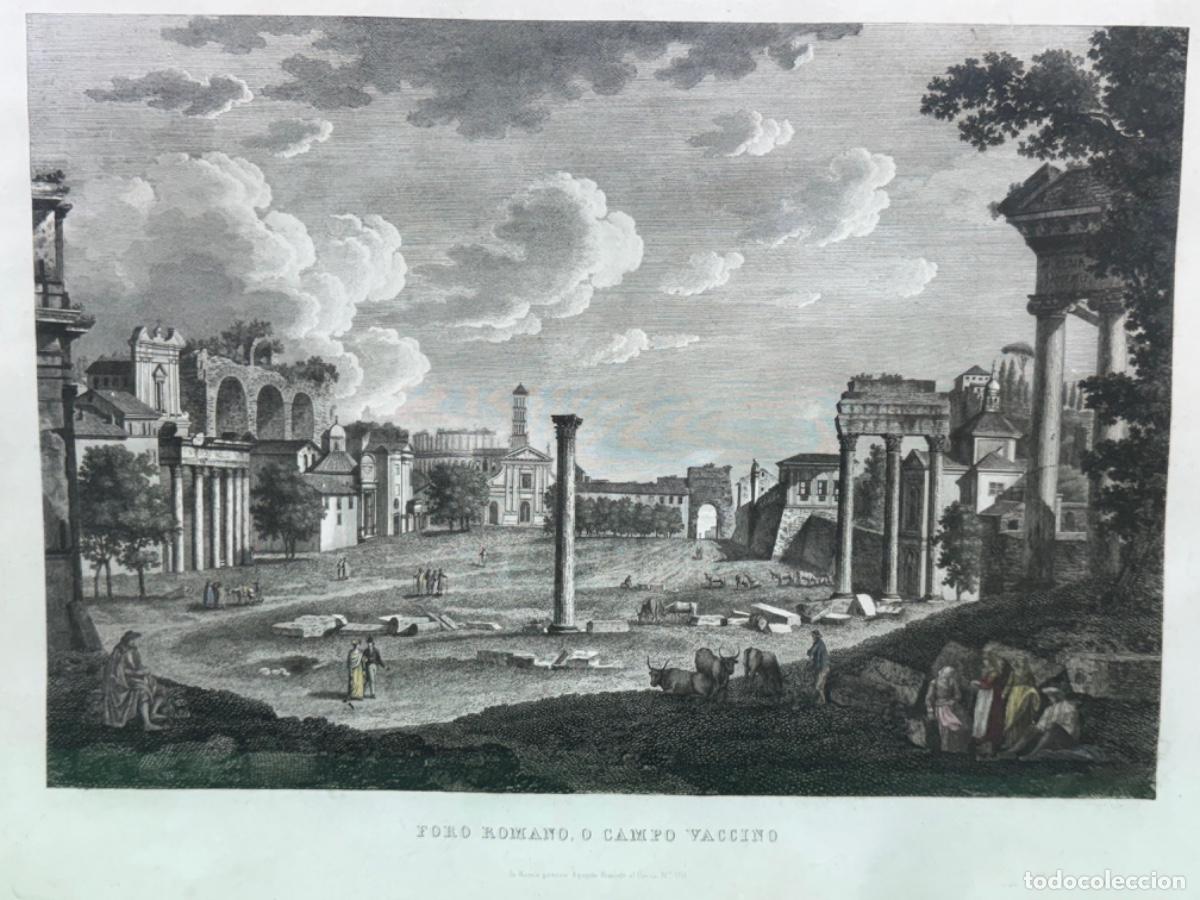 Arte: CUADRO GRABADO RUINAS ROMANAS - Foto 2