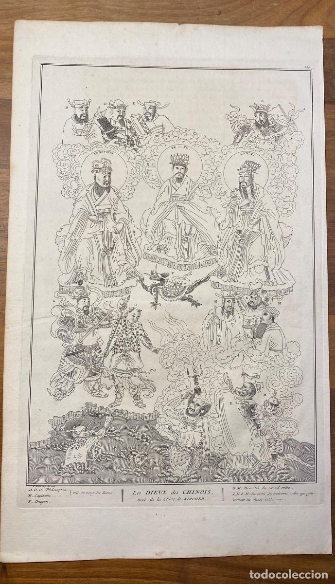 Arte: 1727 GRABADO ORIGINAL CHINA - Foto 1